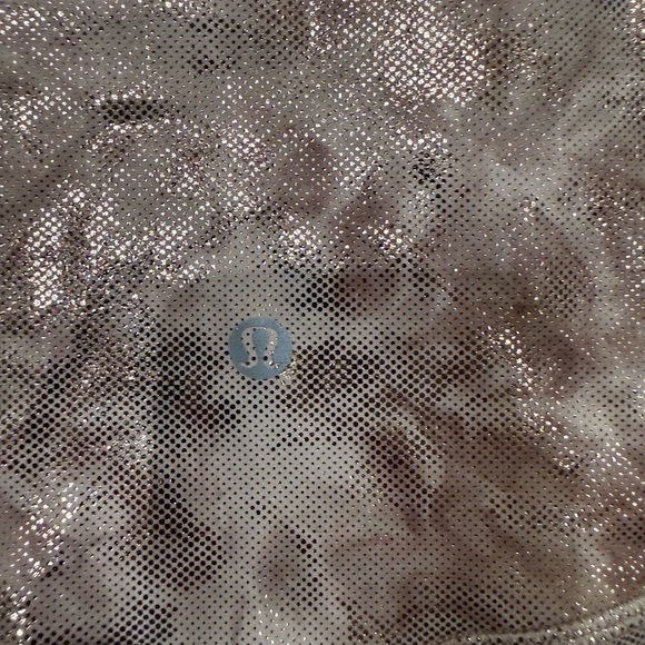 Lululemon Athletica Tan and Gold Mesh Leggings - Picture 3 of 3